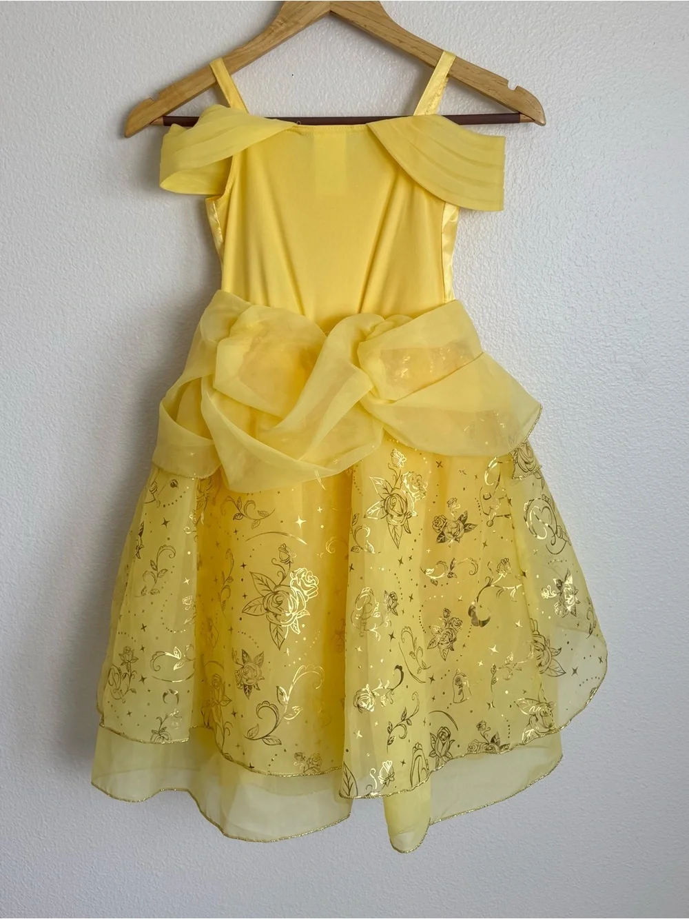 Disney Parks Belle Princess Costume Dress With Crown Size 5